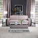 Nysa - 26" End Table - Mirrored & Faux Crystals