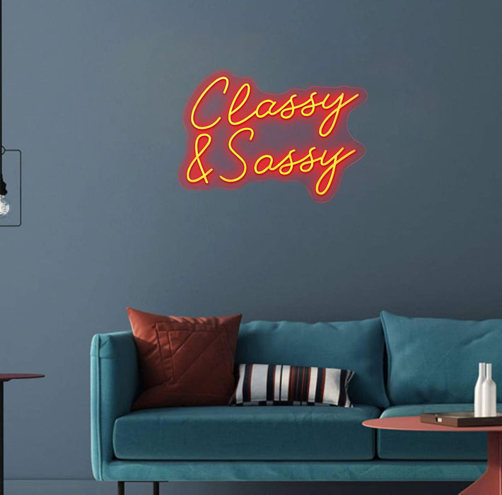 Neon Classy & Sassy - Orange
