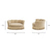Clara - Medium Scalloped Pet Sofa Bed - Brown