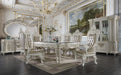 Vanaheim - Arm Chair (Set of 2) - Beige Synthetic Leather & Antique White