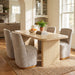Dining Table Set With 4 Upholstered Dining Chairs