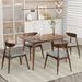 Retro Dining Chairs With Ergonomic Back (Set of 2)