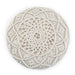 Coates - Round Macrame Pouf - Natural