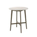 Jayla - 35.5" Marble Top Pub Table - Night Wenge / White