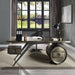Brancaster - Executive Writing Desk With USB - Bronze Aluminum