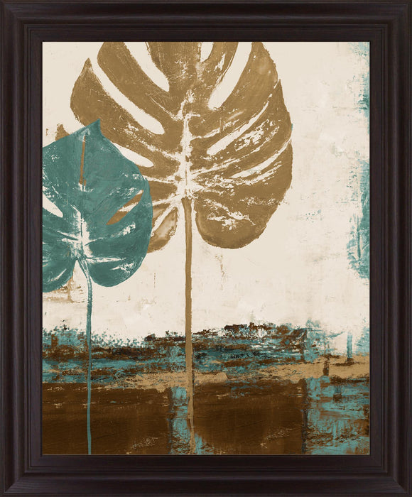 Earthy Monstera Dream - 28" x 34" Framed Wall Art