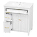 Freestanding Bathroom Vanity With Sink, Soft Close Door, Tip Out Drawer