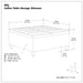 Ellis - Upholstered Coffee Table Storage Ottoman