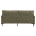Dalton - Sofa With 2 Pillows - Green