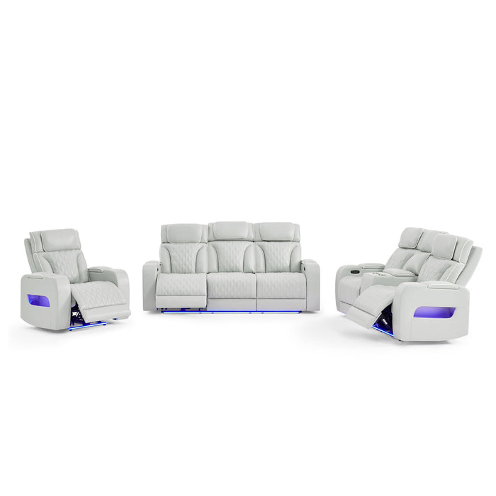 Julian - Set With Power Recliner, LED Lighting & Speaker