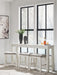 Robbinsdale - Rectangular Dining Room Counter Table Set (Set of 4) - Antique White