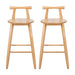 Grove - Indoor Barstool (Set of 2) - Natural