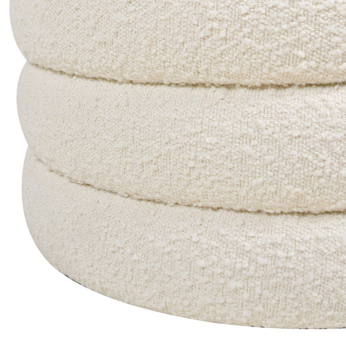 Fuji - Oversized Round Storage Ottoman