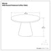 Winnie - Round Coffee Table - Walnut