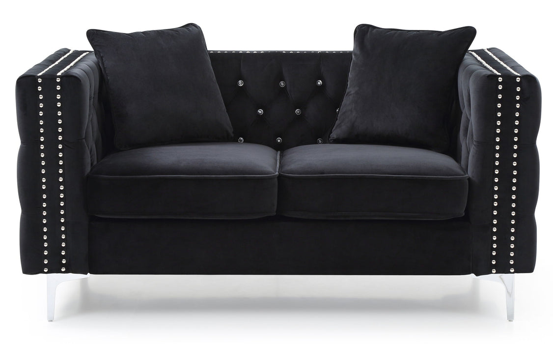 Elegant Track Arm Loveseat