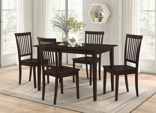 Gomez - 5 Piece Dining Set - Cappuccino Sacramento Furniture Store Furniture store in Sacramento