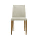 Elyza - Full Back Top Grain Leather Upholstered Wood Dining Chairs (Set of 2)