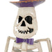 Halloween Skeleton Guitar Yard Decoration For Outdoor Porch - Ivory White