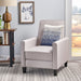 Upholstered Push Back Recliner Chair For Living Room