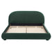 Upholstered Simple Modern Bedroom Bed With Curved Headboard