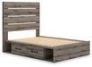 Graystorm - Panel Storage Bed