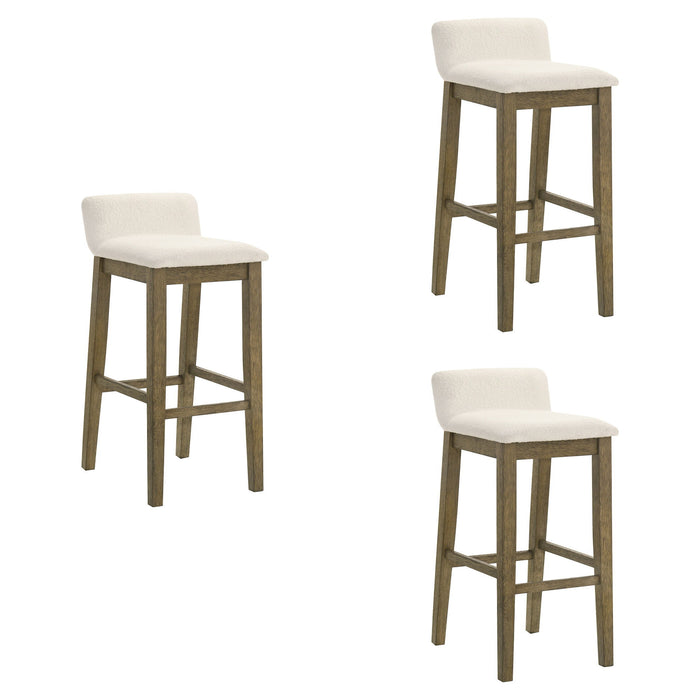 Annikah - Modern Transitional Wood Bar Height Kitchen Bar Stool