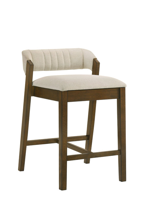 Landyn - 26" Sepia Brown Counter Height Rubberwood Barstool