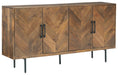 Prattville - Brown - Accent Cabinet Sacramento Furniture Store Furniture store in Sacramento