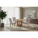 Darnell - Dining Table With Pedestal Base, Round Shape - Natural