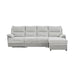 Sectional Sofa With Power Recline, USB Charging, And Storage Chaise - Gray