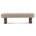 Chic Indoor Upholstered Dining Bench