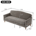 Loveseat Sofa, 2 Seater Couch With Rolled Arms