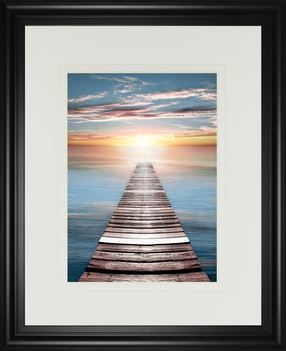 34x40 Dusk Escape By Natalie Carpentieri - Light Blue