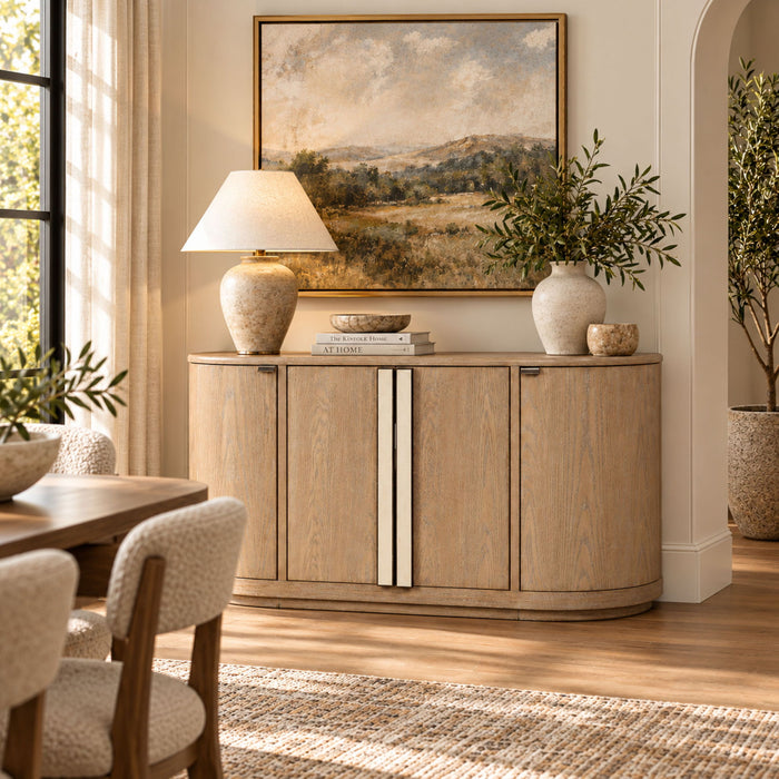 Demilune - Server - Beige