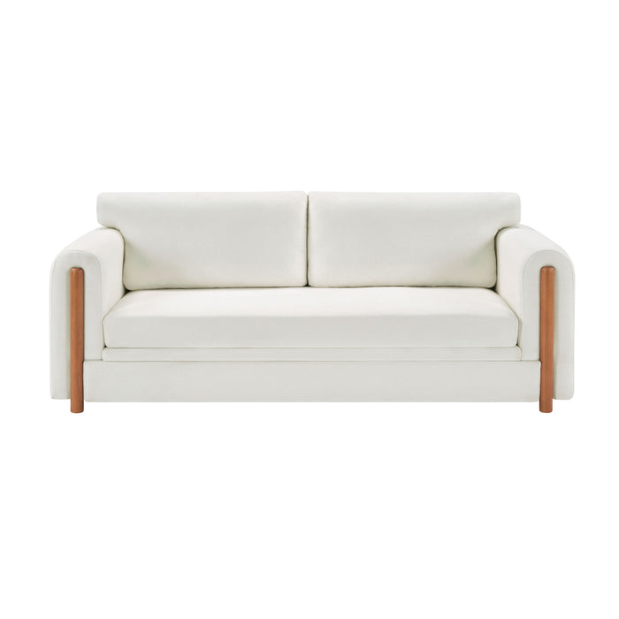 Modern 3 Seater Upholstered Couch Sofa For Living Room