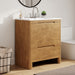 Softened Modern Bathroom Vanity With Sink