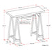 Sawhorse - Handcrafted Desk