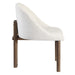 Ouida - Side Chair (Set of 2) - Beige Linen & Brown
