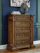 Frantanna - Five Drawer Chest - Brown