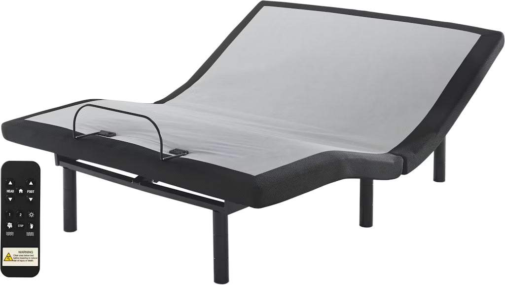 Ashley M9X832 Queen adjustable bed base with power head and foot positioning on clearance in Sacramento, CA.