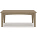 Hyland Wave - Rectangular Cocktail Table - Driftwood