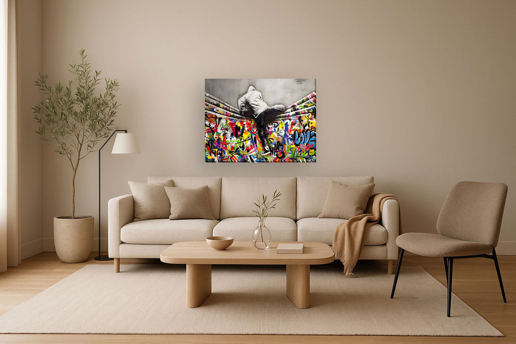 Urban Breaker - 36" x 48" Framed Wall Art