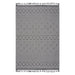 Guros - 8' X 10' Geometric Indoor / Outdoor Area Rug - Gray / White