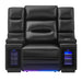 Sinai - Power Recliner With Dual Adjustment - Black