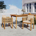Outdoor Dining Chairs With Rope Handles (Set of 2)