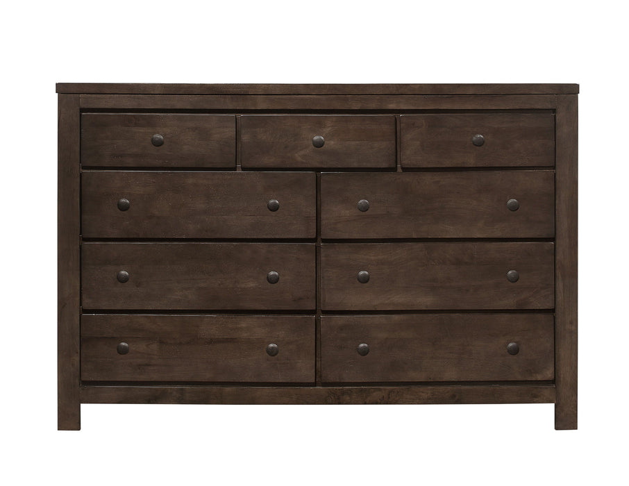 9 Drawer Dresser - Brown