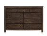 9 Drawer Dresser - Brown