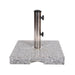 Umbrella Holder Square 55 Lbs Umbrella Base - Natural / Gray