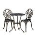 Nassau - Cast 3 Pieces Bistro Set - Copper