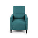 Kiersten - Contemporary Fabric Pushback Recliner